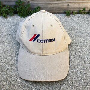 ATT HEADWEAR CEMEX Baseball Hat Beige Retro Dad Cap Adjustable​